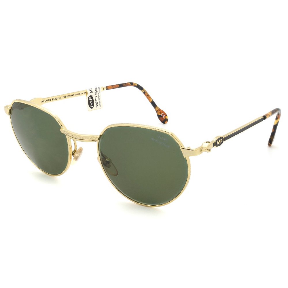 Round vintage sunglasses by Melrose place, Italy